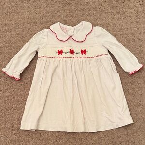 Like New Petit Bebe Christmas Dress Size 18M